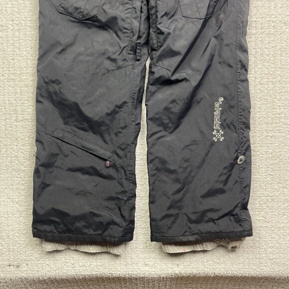 Y2K Liquid Boardwear Snowboard Tech Pants Black *Small* Lined Insulated Ski Snow - Picture 4 of 16
